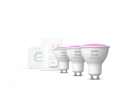 Philips Hue WCA Starter Kit 4,3W GU10 3pcs, Bridge, Switch Philips Hue | Hue WCA Starter Kit 4,3W GU10 3pcs, Bridge, Switch | GU