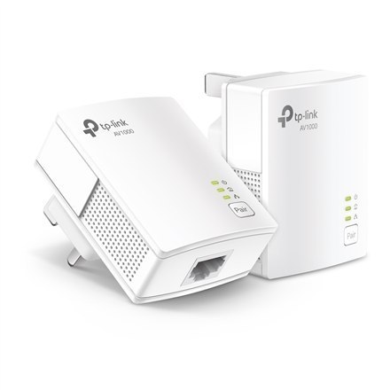 TP-LINK | Gigabit Powerline Starter Kit | TL-PA7017 KIT | 10/100/1000 Mbit/s | Porty Ethernet LAN (RJ-45) 1 | Brak Wi-Fi | Prędk