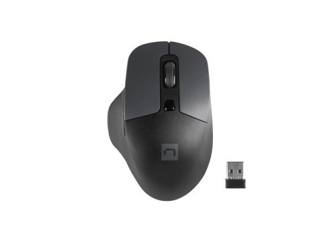 Natec Mouse, BlackBird 2, Silent, Wireless, 1600 DPI, Optical, Black Natec | Mouse | Optical | Wireless | Black/Gray | BlackBird