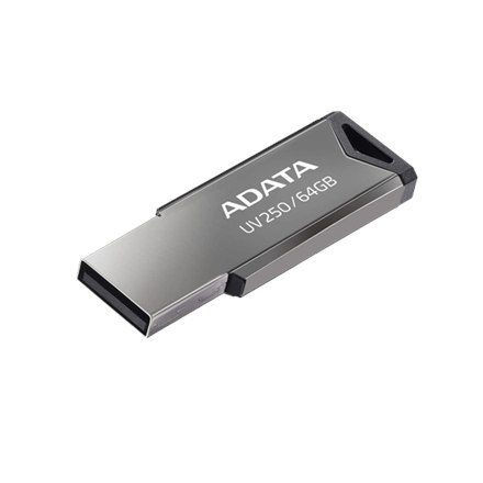 ADATA | Pamięć USB | UV250 | 64 GB | USB 2.0 | Srebrny