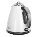 Adler | Kettle | AD 1343 | Electric | 2200 W | 1.5 L | Stainless steel | 360° rotational base | White