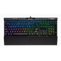 Corsair K70 RGB MK.2 RAPIDFIRE Mechanical Gaming Keyboard, RGB LED light, US, Wired, Black