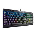 Corsair K70 RGB MK.2 RAPIDFIRE Mechanical Gaming Keyboard, RGB LED light, US, Wired, Black