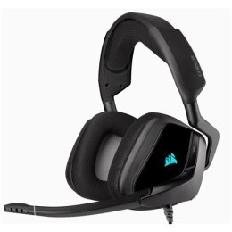 Corsair Premium Gaming Headset with 7.1 Surround Sound VOID RGB ELITE USB Built-in microphone, Carbon, Over-Ear