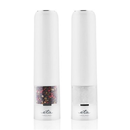 ETA Salt And Pepper Mill Molino ETA092890000 Housing material Plastic, AAA, White