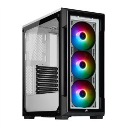 Corsair Tempered Glass Smart Case iCue 220T RGB Side window, White, Mid-Tower, Power supply included No