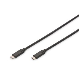 Digitus | USB-C cable | Male | 24 pin USB-C | Male | Black | 24 pin USB-C | 1 m