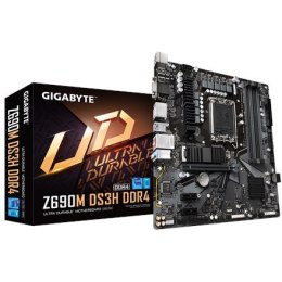 Gigabyte | Z690M DS3H DDR4 1.0 M/B | Processor family Intel | Processor socket LGA1700 | DDR4 DIMM | Memory slots 4 | Supported