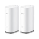 Huawei WiFi Mesh 3 (2-Pack) WS8100-22 802.11ax, 574+2402 Mbit/s, 10/100/1000 Mbit/s, Ethernet LAN (RJ-45) ports 3, Antenna type