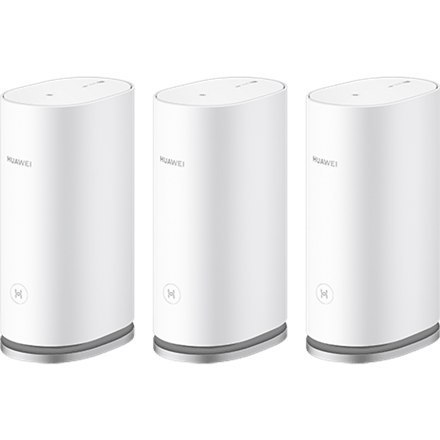 Huawei WiFi Mesh 3 (3-Pack) WS8100-23 802.11ax, 574+2402 Mbit/s, 10/100/1000 Mbit/s, Ethernet LAN (RJ-45) ports 3, Antenna type