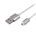 Natec | USB cable | Male | 4 pin USB Type A | Male | Silver | 5 pin Micro-USB Type B | 1 m