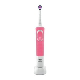 Oral-B Electric Toothbrush D100.413.1 Vitality Pink 3DW Rechargeable, For adults, Number of brush heads included 1, Number of te