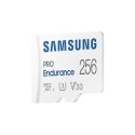 Samsung | PRO Endurance | MB-MJ256KA/EU | 256 GB | MicroSD Memory Card | Flash memory class U3, V30, Class 10 | SD adapter