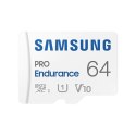 Samsung | PRO Endurance | MB-MJ64KA/EU | 64 GB | Karta pamięci microSD | Pamięć flash klasy U1, V10, Class 10 | Adapter SD