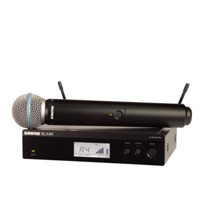 Shure | Yes | Yes | Wireless Vocal Rack-mount System with Beta 58A | BLX24RE/B58 | Black | W | Wireless connection