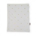 Childhome kocyk 80 x 100 cm jersey gold dots