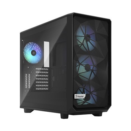 Fractal Design | Meshify 2 RGB TG Light Tint | Side window | Black | E-ATX | Power supply included No | ATX