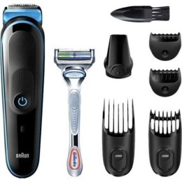 Braun Trimmer MGK3242 Beard & hair trimmer, Wet & Dry, Black/Blue, Cordless