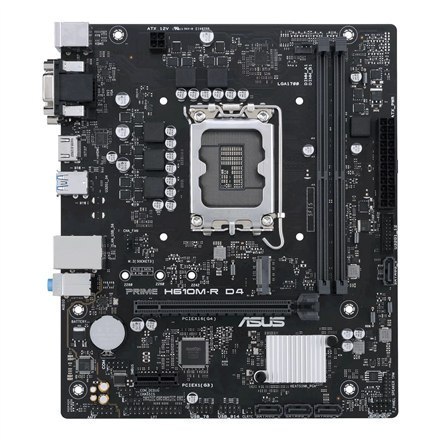 Asus | PRIME H610M-R D4-SI | Rodzina procesorów Intel | Gniazdo procesora LGA1700 | DDR4 DIMM | Gniazda pamięci 2 | Obsługiwane