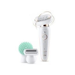 Braun Epilator SES9020 Silk-epil 9 Flex Operating time (max) 40 min, Wet & Dry, White, Cordless