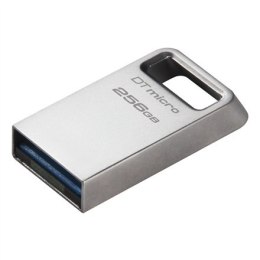 Kingston | USB 3.2 Flash Drive | DataTraveler micro | 256 GB | USB 3.2 | Silver