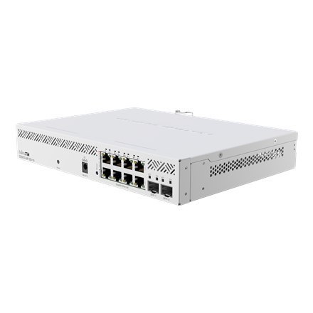 MikroTik | Cloud Router Switch | CSS610-8P-2S+IN | Brak Wi-Fi | Ilość portów 10/100 Mbps (RJ-45) | Porty 10/100/1000 Mbit/s | Po