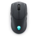 Dell | Gaming Mouse | Alienware AW720M | Przewodowa/bezprzewodowa | Przewodowa - USB Typ A | Czarna