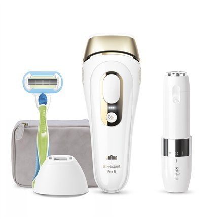 Braun Epilator PL5129 IPL Number of power levels 10, White/Gold, Corded