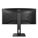 AOC | CU34P2C | 34 " | VA | WQHD | 21:9 | 1 ms | 300 cd/m² | Black | HDMI ports quantity 1 | 100 Hz