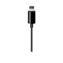 Kabel audio Apple | Lightning do 3,5 mm | Czarny