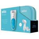 Braun Epilator LEGEPIL SE5-545GS Operating time (max) 30 min, Wet & Dry, White/Blue, Cordless