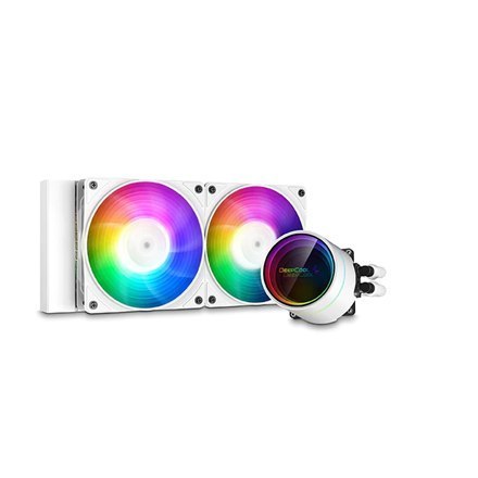 Deepcool | CASTLE 240EX A-RGB | Biały | Intel, AMD | W | CPU Liquid Cooler