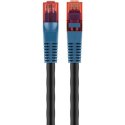 Goobay | CAT 6 Outdoor-patch cable U/UTP | 94389 | 15 m | Black | Prewired, unshielded LAN cable with RJ45 plugs for connecting