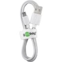 Goobay | Kabel USB | Wtyk | 4-pinowy USB Typ A | Wtyk | Biały | 5-pinowy Micro-USB Typ B | 1 m