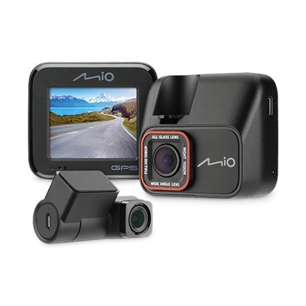 Mio | 24 month(s) | Mivue C588T Dual | Night Vision Pro | Full HD | GPS | SpeedCam | Audio recorder | Camera resolution pixels