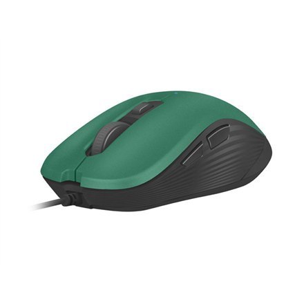 Natec Mouse, Drake, Wired, 3200 DPI, Black/Green