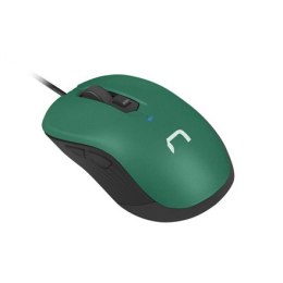 Natec Mouse, Drake, Wired, 3200 DPI, Black/Green