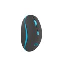 Natec Mouse, Martin, Wireless, 1600 DPI, Optical, Black/Blue