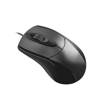 Natec Mouse, Ruff, Wired, 1000 DPI, Optical, Black