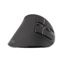 Natec | Vertical Mouse | Euphonie | Wireless | Bluetooth/USB Nano Receiver | Black