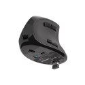 Natec | Vertical Mouse | Euphonie | Wireless | Bluetooth/USB Nano Receiver | Black