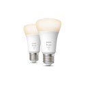 Philips Hue W 9W A60 E27 2pcs pack Philips Hue | Hue W 9W A60 E27, 2pcs pack | E27 | 9 W | Warm White 2700K | Bluetooth and Zigb