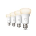 Philips Hue W 9W A60 E27 4pcs pack Philips Hue | Hue W 9W A60 E27, 4pcs pack | E27 | 9 W | Warm White 2700K | Bluetooth and Zigb