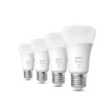 Philips Hue W 9W A60 E27 4pcs pack Philips Hue | Hue W 9W A60 E27, 4pcs pack | E27 | 9 W | Warm White 2700K | Bluetooth and Zigb