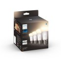 Philips Hue W 9W A60 E27 4pcs pack Philips Hue | Hue W 9W A60 E27, 4pcs pack | E27 | 9 W | Warm White 2700K | Bluetooth and Zigb