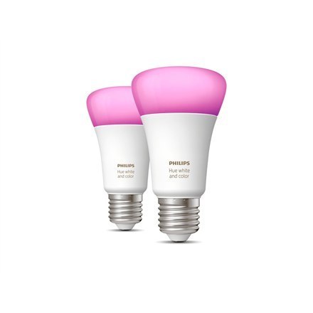 Philips Hue WCA 6,5W A60 E27 2pcs pack Philips Hue | Hue WCA 6.5W A60 E27, 2pcs pack | E27 | 6.5 W | RGBW 2000-6500K | Bluetooth