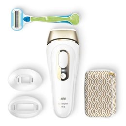 Braun Epilator PL5237 Silk Expert Pro 5 Number of power levels 10, White/Gold, Corded