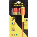 Stanley 065443 FatMax Screwdriver Set Insulated (6 Pieces), Multicolored