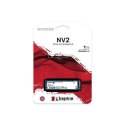 Kingston | SSD | NV2 | 1000 GB | Format SSD M.2 2280 | Interfejs SSD PCIe 4.0 x4 NVMe | Prędkość odczytu 3500 MB/s | Prędkość za