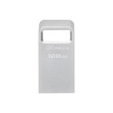 Kingston | USB 3.2 Flash Drive | DataTraveler micro | 128 GB | USB 3.2 | Silver